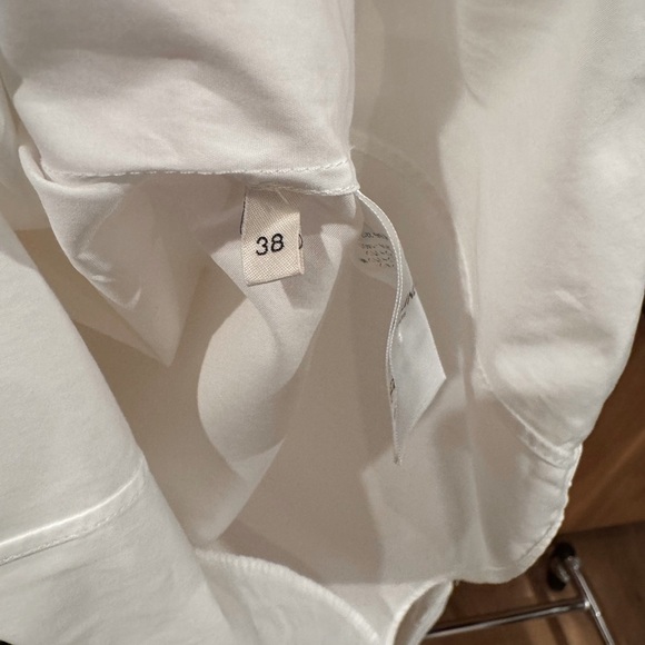 CELINE MEN’S 2024 LOOSE SHIRT IN COTTON POPLIN WHITE SIZE 38 - Picture 12 of 12